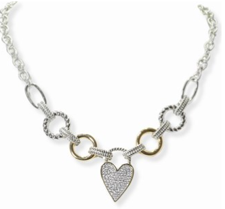 open heart necklace 384