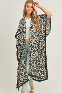 LEOPARD KIMONO