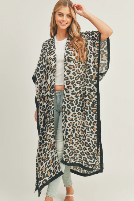 LEOPARD KIMONO