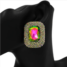 Load image into Gallery viewer, bling Stone Earring 395/394)