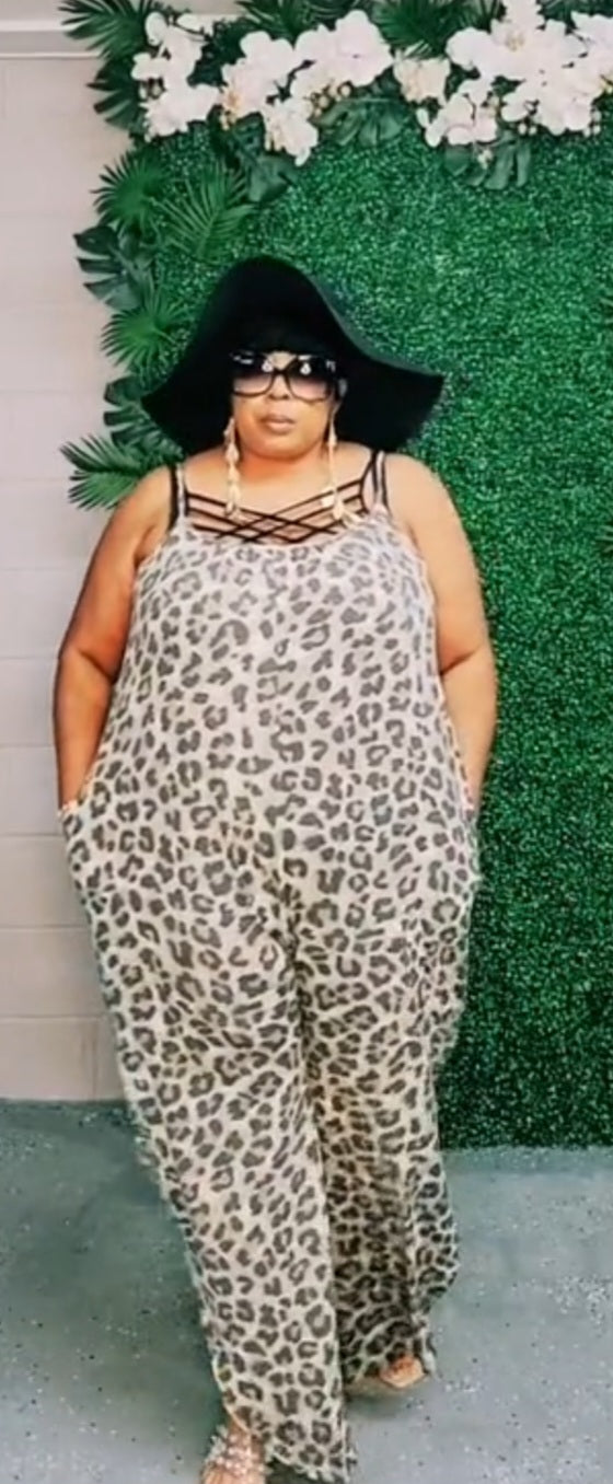 BOUGIE LEOPARD JUMPSUIT