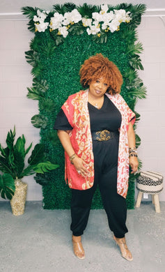 RED LEO KIMONO